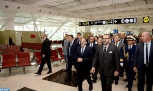 جلالة الملك يدشن المحطة الجوية 1 الجديدة لمطار محمد الخامس