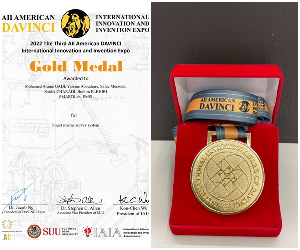 اختراع مغربي يحصل على الميدالية الذهبية بمعرض الاختراع الدولي بأمريكا حصل المغرب ، ممثلاً بمختبر البحث والتطوير والابتكار