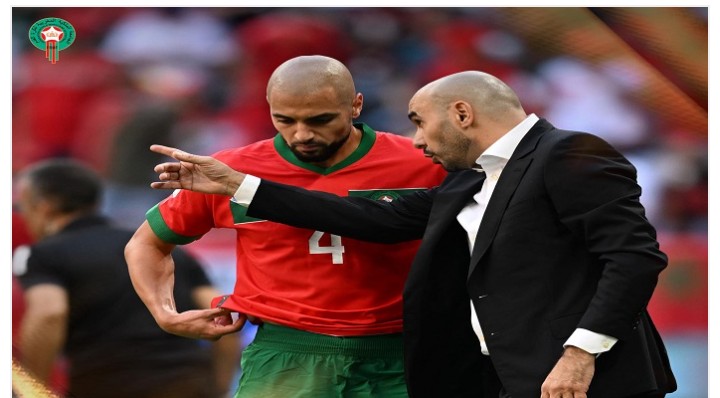 تعادل المنتخب المغربي وبلجيكا في الشوط الاول