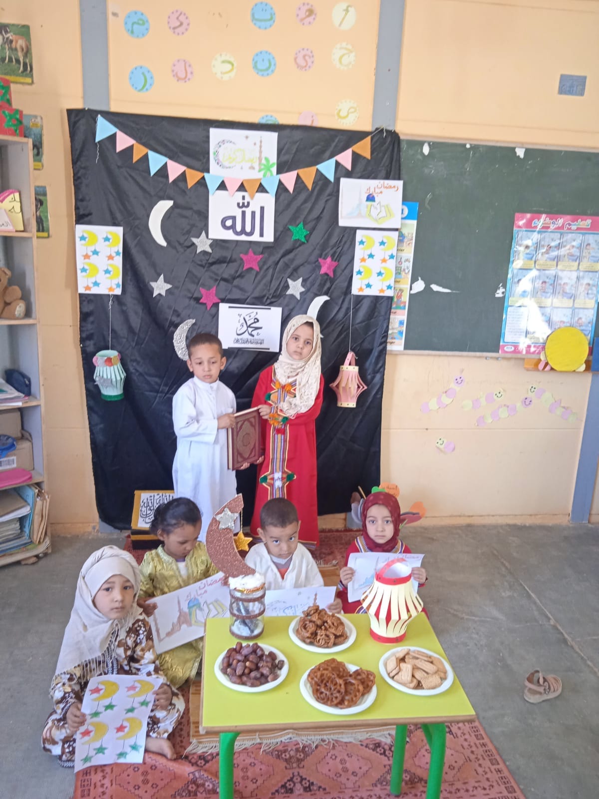 نشاط تلاميذ التعليم الأولي بمركزية اميتك بإقليم طاطا  بمناسبة شهر رمضان الكريم