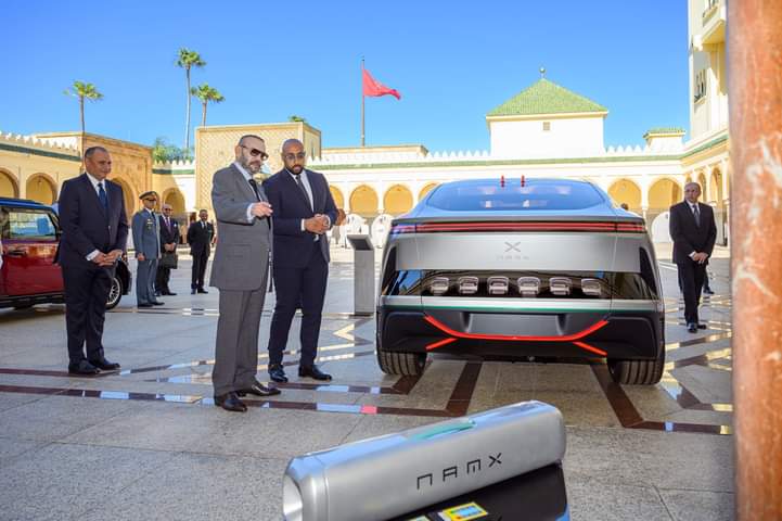 جلالة الملك يترأس حفل تقديم أول سيارة مغربية الصنع ونموذج أول سيارة تعمل بالهيدروجين