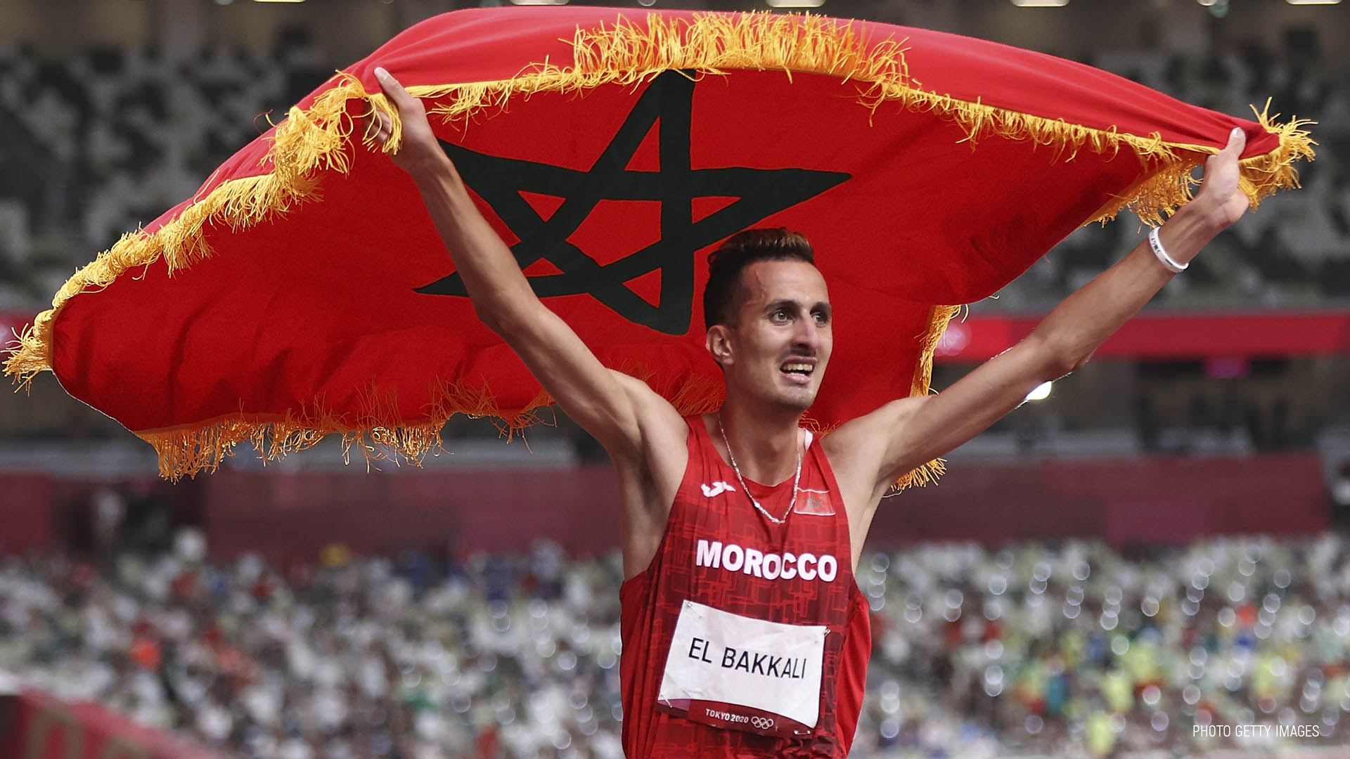 العداء المغربي البقالي سفيان يفوز بسباق 3000 متر موانع في ملتقى محمد السادس