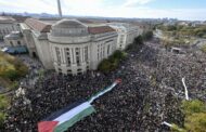 مظاهرة حاشدة في واشنطن داعمة لفلسطين