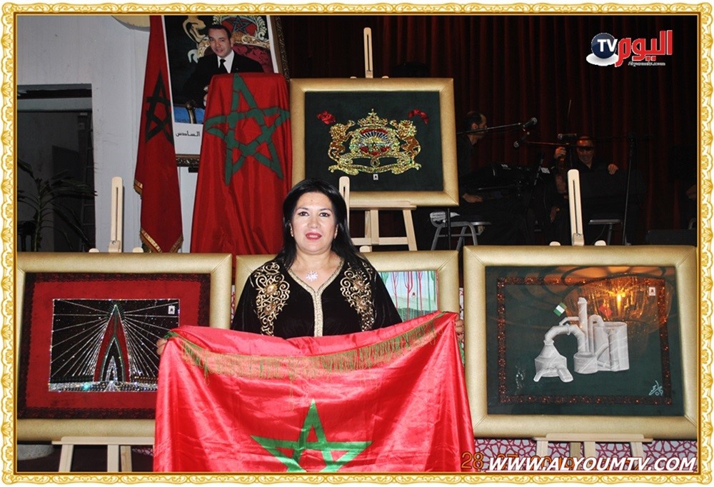 مؤسسة رباط الانوار للعلم المغربي تحتفل بعيد العرش المجيد