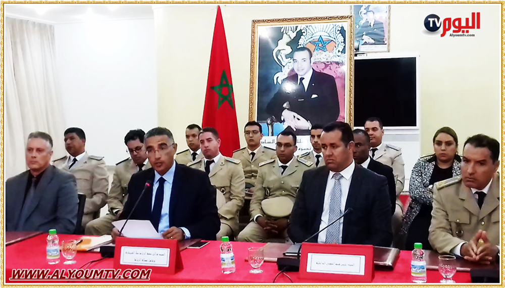والي جهة الرباط يشرف على تعيين قياد جدد بمقر ولاية الرباط