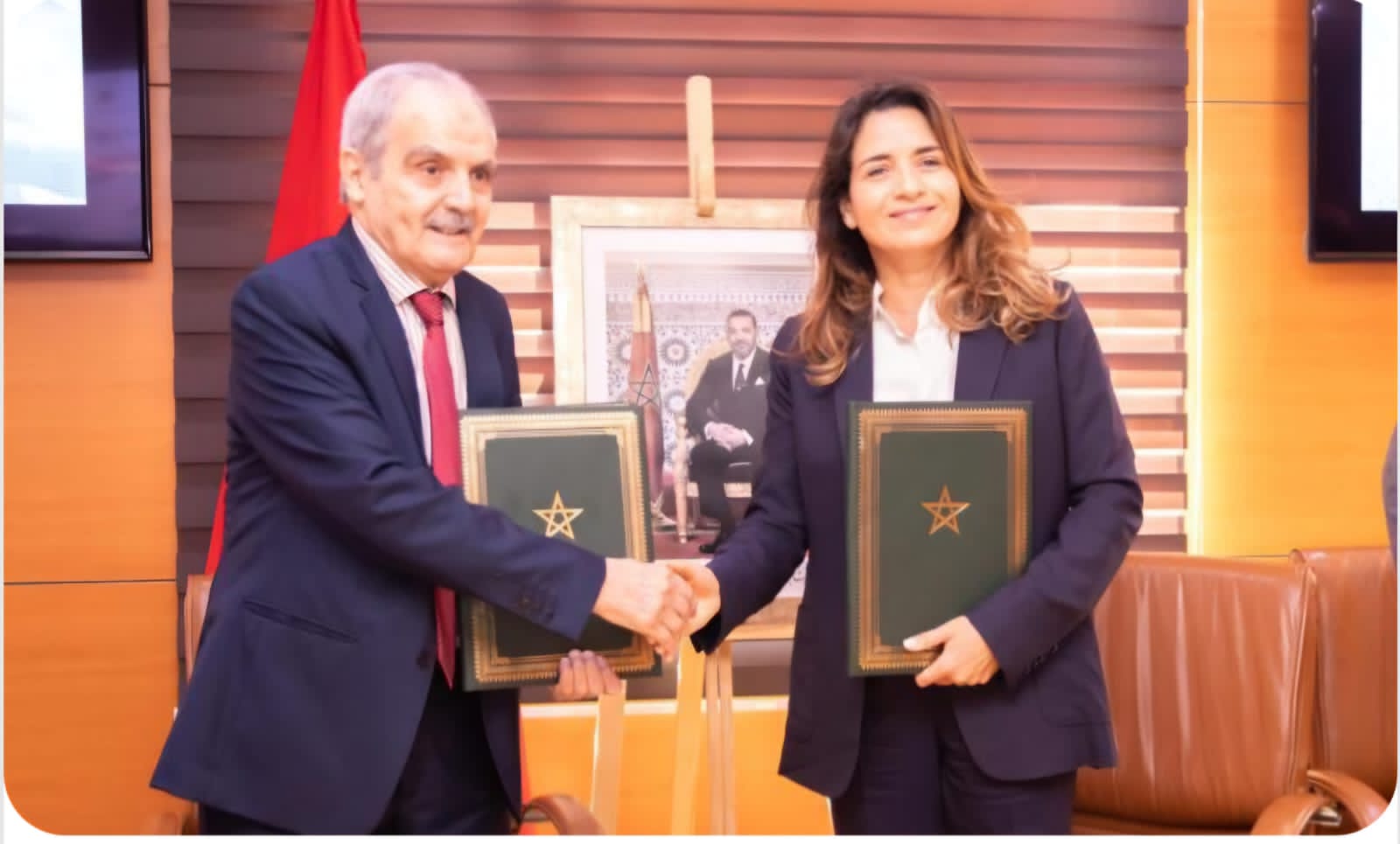 بلاغ صحفي توقيع اتفاقية إطار للشراكة بين وزارة الانتقال الطاقي والتنمية المستدامة والمنظمة العلوية لرعاية المكفوفين بالمملكة المغربية   