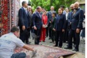 للا حسناء في زيارة للمهرجان الدولي للسجاد بأذربيجان