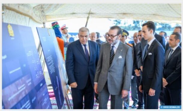جلالة الملك يعطي  انطلاق أشغال إحداث منصة المخزون والاحتياطات الأولية لجهة الرباط- سلا- القنيطرة