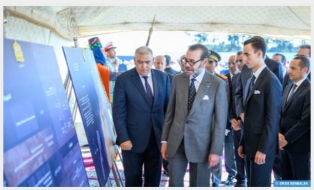 جلالة الملك يعطي  انطلاق أشغال إحداث منصة المخزون والاحتياطات الأولية لجهة الرباط- سلا- القنيطرة