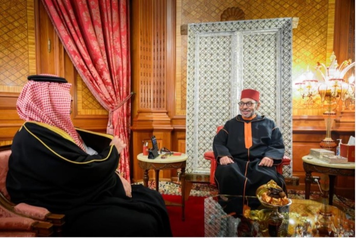 جلالة الملك محمد السادس يستقبل بالقصر الملكي بالدار البيضاء الأمير تركي