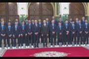 الأمير مولاي الحسن يستقبل بالقصر الملكي بالرباط أعضاء المنتخب الوطني لكرة القدم لأقل من 20 سنة