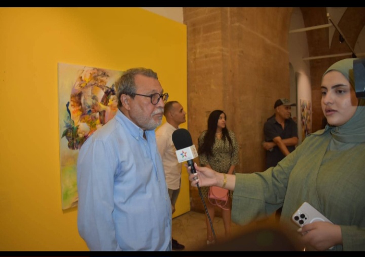 افتتاح متميز لمعرض الفنان المنصوري الإدريسي برواق باب الرواح