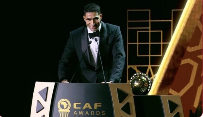   تتويج أشرف حكيمي بجائزة أفضل لاعب في أفريقيا لسنة 2025