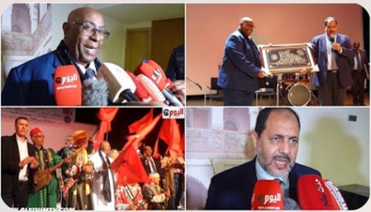 حفل تكريم رجل العطاء والنضال الحاج احمد بلفاطمي لجميات المجتمع المدني يعقوب المنصور بالرباط