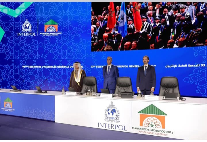 افتتاح أشغال الدورة الثالثة والتسعين لمنظمة الأنتربول بمدينة مراكش