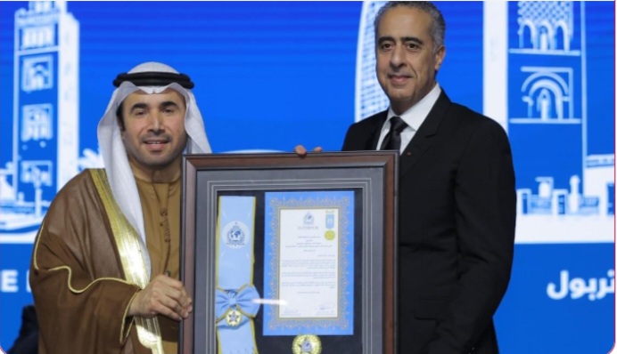 توشيح عبد اللطيف حموشي، المدير العام للأمن الوطني ولمراقبة التراب الوطني بوسام الأنتربول من الطبقة العليا