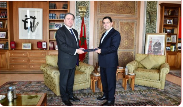 ناصر بوريطة يستقبل يتشارد ديوك بوكان الثالث