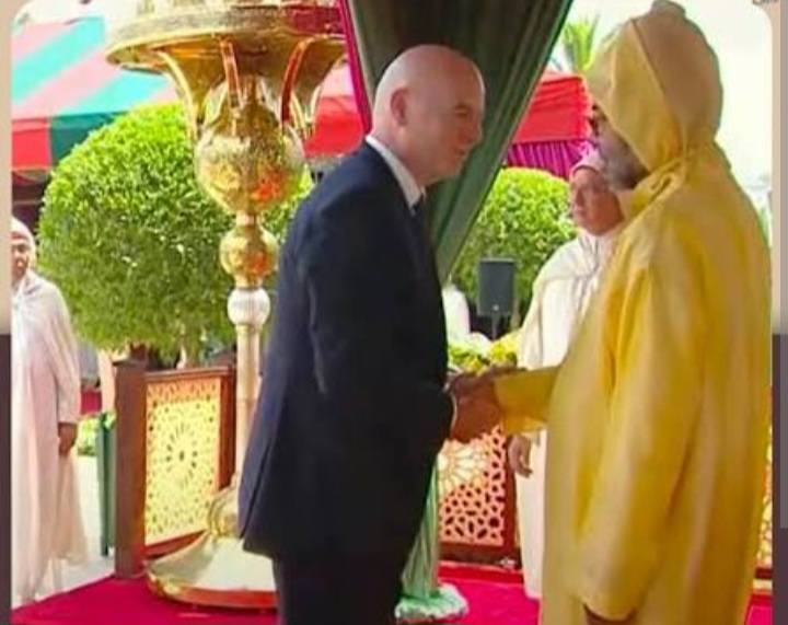 رئيس الاتحاد الدولي لكرة القدم ييعث برقية تهنئة الى جلالة الملك محمد السادس بمناسبة تتويج المنتخب الوطني