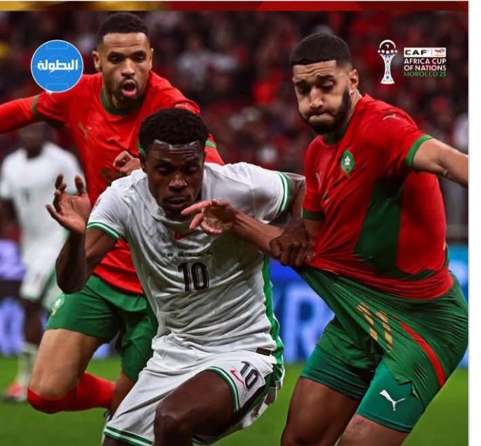 المنتخب الوطني المغربي يحجز بطاقة التأهل إلى نهائي كأس إفريقيا عقب فوزه على منتخب نيجيريا جيح