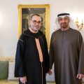 استقبال رسمي لمحمد بن زايد آل نهيان، رئيس دولة الإمارات العربية المتحدة لجلالة الملك محمد السادس