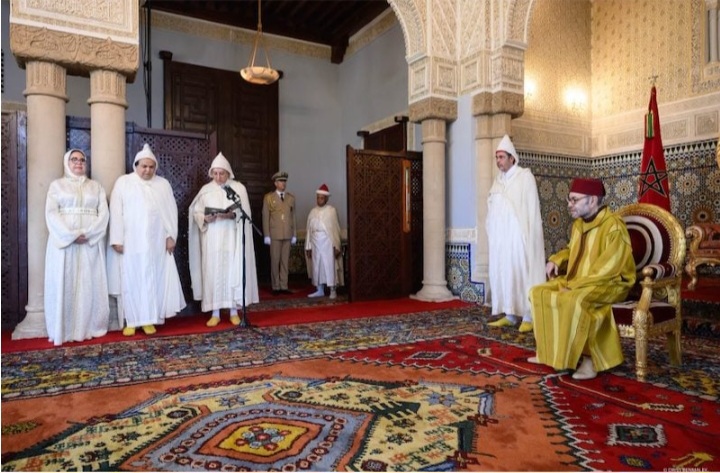 جلالة الملك محمد السادس يستقبل بالقصر الملكي بالرباط :  الأعضاء الذين تفضل بتعيينهم بالمجلس الأعلى للسلطة القضائية