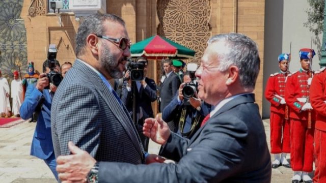 جلالة الملك محمد السادس  يبعث برقية تهنئة الى الهاهل الاردني بمناسبة عيد الجلوس الملكي