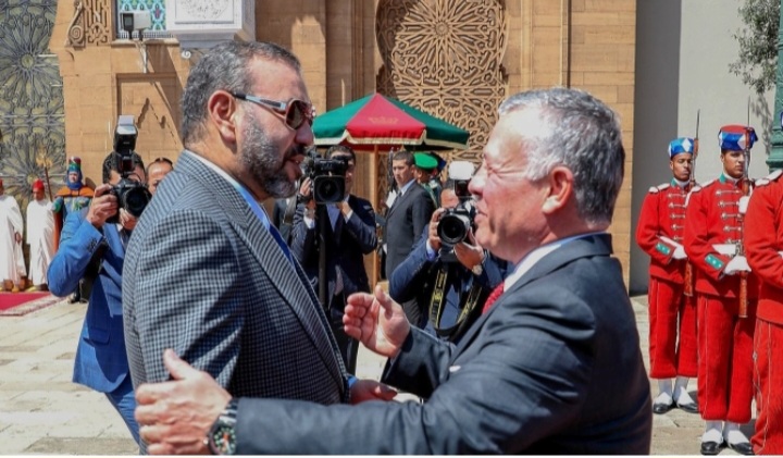 جلالة الملك محمد السادس  يبعث برقية تهنئة الى الهاهل الاردني بمناسبة عيد الجلوس الملكي
