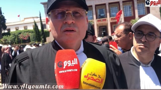 تصريح رئيس جمعية هيئات المحامين بالمغرب النقيب الحسين الزياني