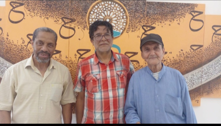 معرض الفنان الحروفي اجماع يتواصل برواق محمد الفاسي بالرباط