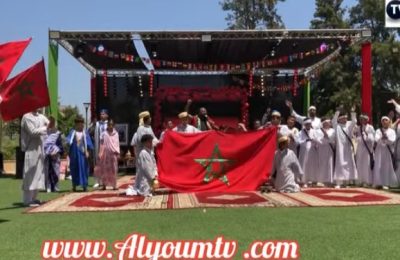 لوحات فنية من التراث لاطفال المؤسسة الحسن الثاني  للمغاربة المقيمين بالخارج بالمركب السوسيوثقافي بالقننيطرة