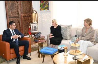 السيد بنسعيد يجري مباحثات ثنائية مع نظيرته الفرنسية