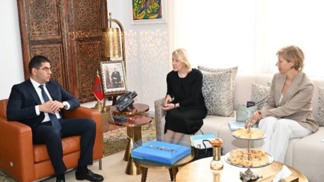 السيد بنسعيد يجري مباحثات ثنائية مع نظيرته الفرنسية