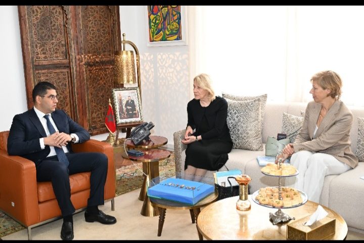 السيد بنسعيد يجري مباحثات ثنائية مع نظيرته الفرنسية