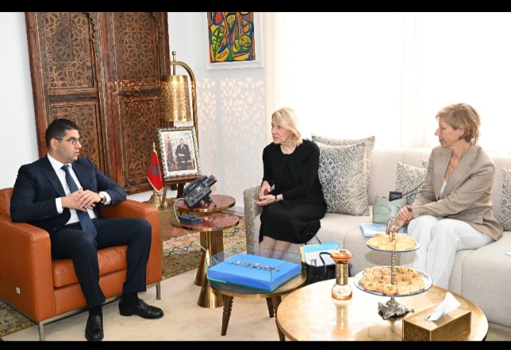 السيد بنسعيد يجري مباحثات ثنائية مع نظيرته الفرنسية