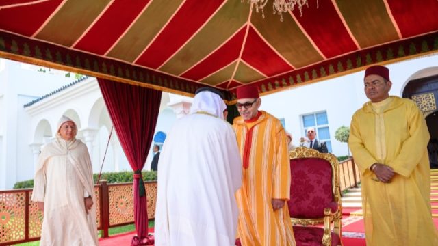 جلالة الملك يترأس حفل استقبال بمناسبة الذكرى السابعة والعشرين لتربعه على عرش أسلافه المنعمين.