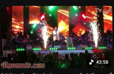 الفنان الشعبي حجيب في اختفال مجلس مقاطعة حسان بمناسبة الذكرى 27 لعيد العرش المجيد