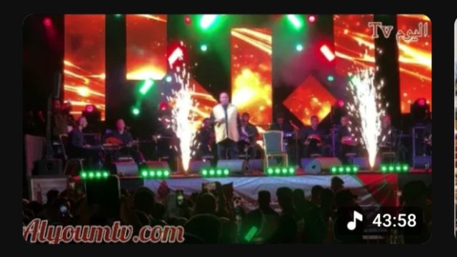 الفنان الشعبي حجيب في اختفال مجلس مقاطعة حسان بمناسبة الذكرى 27 لعيد العرش المجيد