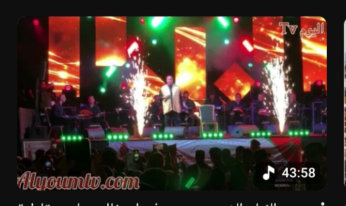 الفنان الشعبي حجيب في اختفال مجلس مقاطعة حسان بمناسبة الذكرى 27 لعيد العرش المجيد