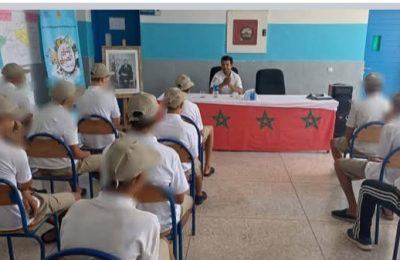 النيابة الإقليمية للمندوبية السامية لقدماء المقاومين وأعضاء جيش التحرير بسلا بتنسيق وشراكة مع إدارة السجن المحلي العرجات 2،  تنظمحاضرة تاريخية لفائدة نزلاء المؤسسة السجنية، تحت عنوان:”معركة وادي المخازن: قراءة في السياق والأبعاد”.